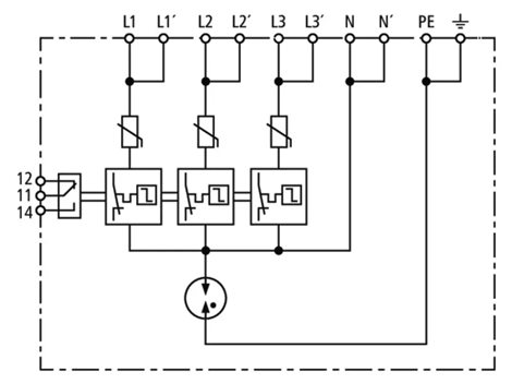 900439 Svodič přepětí Typ 2+3 DEHNcord 2