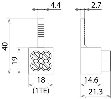 900589 Propojovací svorka 2x16mm² 2
