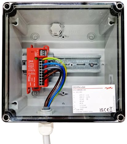 900902 Svodič přepětí Typ 2+3 DEHNcube v pouzdře IP65 pro Emob 1