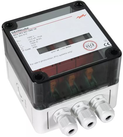 900910 Svodič přepětí Typ 2 DEHNcube 1