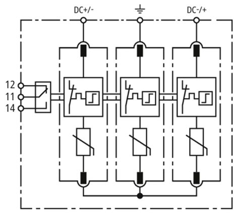 900913 Svodič přepětí Typ 2 DEHNcube 3