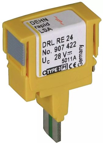 907422 Svodič přepětí DEHNrapid LSA, zásuvný modul 1