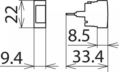 907422 Svodič přepětí DEHNrapid LSA, zásuvný modul 2