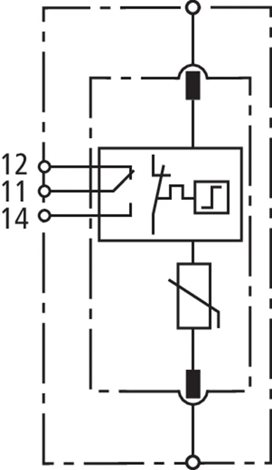 908094 Svodič přepětí Typ 2 DEHNguard S 2