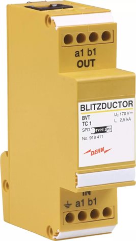 918411 Svodič přepětí  BLITZDUCTOR VT 1