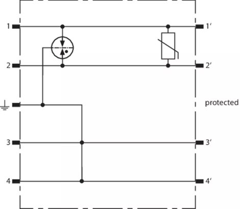 920296 Modul kombinovaného svodiče pro jeden pár - BLITZDUCTOR XT 2