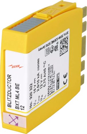 920322 Kombinovaný svodič přepětí - modul BLITZDUCTOR XT pro 4 samostatné vodiče, systém L 1