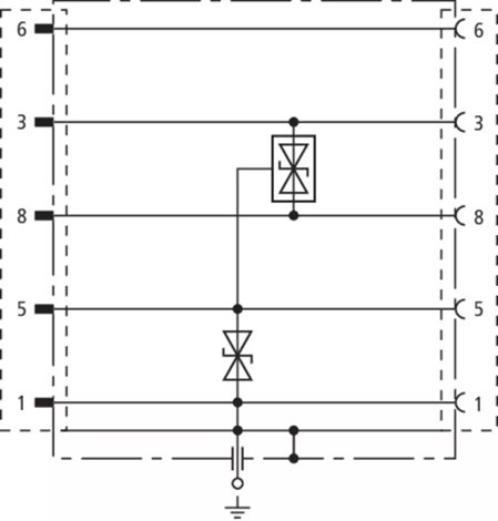 924017 Svodič přepětí - propojovací adaptér - D-Sub9pol 2