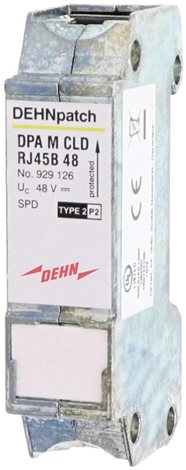 929126 Svodič přepětí DEHNpatch se dvěma konektory RJ46 Do 100Mhz, 1A 1
