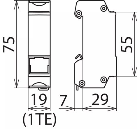 929126 Svodič přepětí DEHNpatch se dvěma konektory RJ46 Do 100Mhz, 1A 2