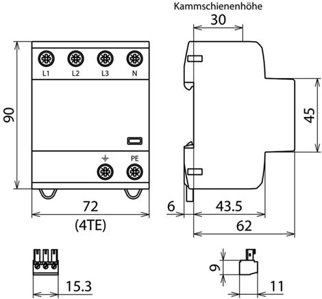 941405 Aplikačně optimalizovaný kombinovaný svodič DEHNshield 3