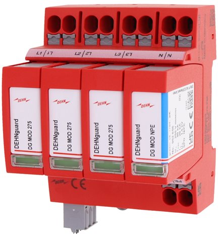 942315 Svodič přepětí typ 2 DEHNguard MP 4-pólový Uc 275V pro TT- a TN-S systémy 1