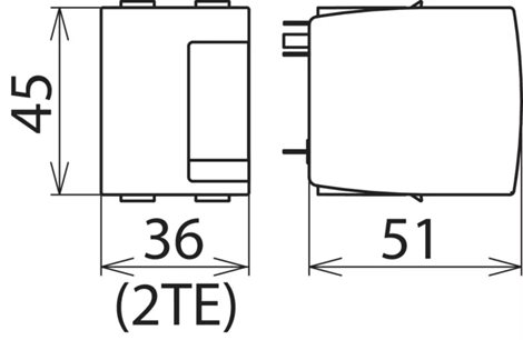 953020 Svodič přepětí - ochranný modul pro DEHNrail M 4-pólový, 255V 3