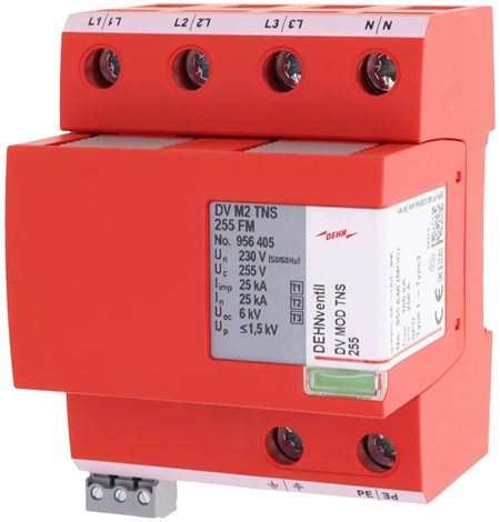 956405 DEHNventil DV M2 TNS 255 FM kombinovaný svodič 25kA typ 1+2+3 4p 1