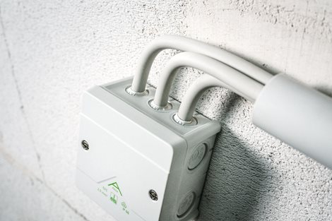 Abox 025-L NEW Krabice na om. prázdná IP66 šedá 87x87x52mm 6