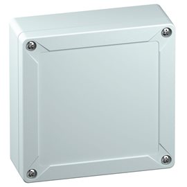 TG ABS 1212-6-o Technická krabice IP66 IP67 124 x 122 x 55 mm hladké boky šedá