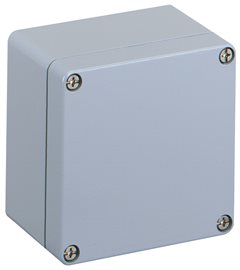 AL 1212-8 Krabice hliníková hladká IP66 122 x 120 x 81 mm