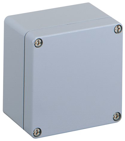AL 1212-8 Krabice hliníková hladká IP66 122 x 120 x 81 mm