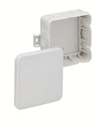 Q 12 Spojovací krabice IP55 85 x 85 x 37 mm prázdná šedá
