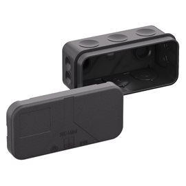 2K-Mini-L/sw ČERNÁ krabice rozbočovací IP55 89x43x38mm