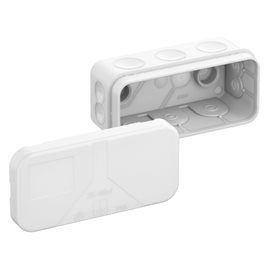 2K-Mini-L/w BÍLÁ krabice rozbočovací IP55 89x43x38mm