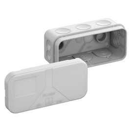 2K-Mini-L ŠEDÁ krabice rozbočovací IP55 89x43x38mm
