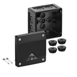 Abox PRO 025-L/SW NEW Krabice na om. prázdná IP66/IP67/IP69 černá 92x92x60mm