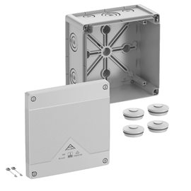 Abox PRO 100-L NEW Krabice na om. prázdná IP66/IP67/IP69 šedá 152x152x85mm