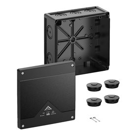 Abox PRO 160-L/SW NEW Krabice na om. prázdná IP66/IP67/IP69 černá 182x182x90mm