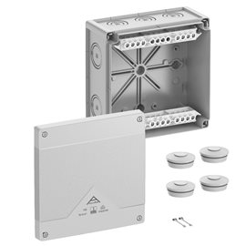Abox PRO 160-162 NEW Krabice na om. se svorkovnicí 1x5x16mm2 IP66/IP67/IP69 šedá 182x182x90mm