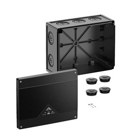 Abox PRO 250-L/SW NEW Krabice na om. prázdná IP66/IP67/IP69 černá 252x202x120mm