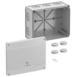 Abox PRO 250-L NEW Krabice na om. prázdná IP66/IP67/IP69 šedá 252x202x120mm