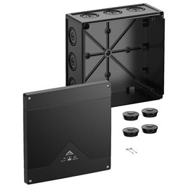 Abox PRO 350-L/SW NEW Krabice na om. prázdná IP66/IP67/IP69 černá 252x252x120mm