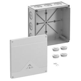 Abox PRO 350-L NEW Krabice na om. prázdná IP66/IP67/IP69 šedá 252x252x120mm