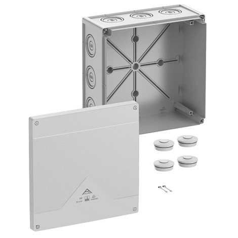 Abox PRO 350-L NEW Krabice na om. prázdná IP66/IP67/IP69 šedá 252x252x120mm 1