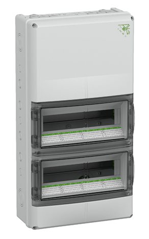 AK 28 Plus Rozvaděč 28 MOD IP65 na om. UV In=125A Ui=1000VAC/1500VDC bezšr. sv. s dod. prostorem
