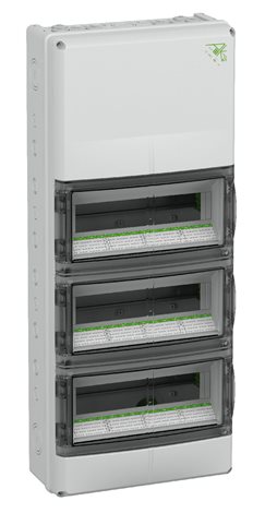 AK 42 Plus Rozvaděč 42 MOD IP65 na om. UV In=125A Ui=1000VAC/1500VDC bezšr. sv. s dod. prostorem