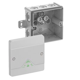 Abox 040 AB-L NEW Krabice na om. prázdná s vnějšími úchyty IP66 šedá 102x102x57mm