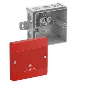 Abox 040 AB-L/SB NEW Krabice na om. prázdná s vnějšími úchyty IP66 šedá 102x102x57mm