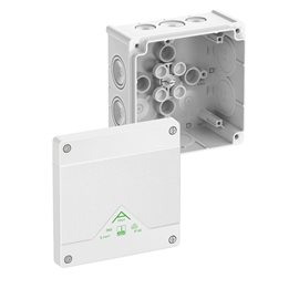 Abox 060-L/W NEW Krabice na om. prázdná ip66 bílá 127x127x70mm