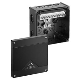 ABOX 100-10/sw NEW Rozbočovací krabice IP66 se svorkou 10mm2 152x152x80mm UV stabilní