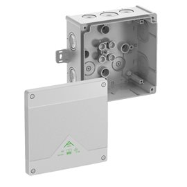 Abox 100 AB-L NEW Krabice na om. prázdná s vnějšími úchyty IP66 šedá 152x152x80mm