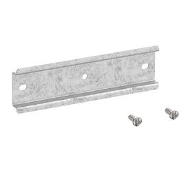 Abox 100 NS35 Din lišta 35x7,5mm včetně šroubů pro abox 100 35x120x7,5mm