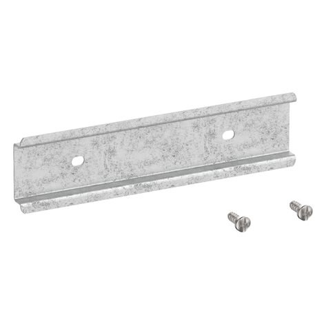 Abox 160/250 NS35 Din lišta 35x7,5mm včetně šroubů pro abox 160/250 35x137x7,5mm
