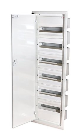 ERP12-6 Zapuštěná rozvodnice s plechovými dvířky 72 mod. (6x12) 1