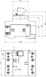 EFI-P4 A 63/0,03 10kA Proudový chránič 3+N-pólový 4M typ A