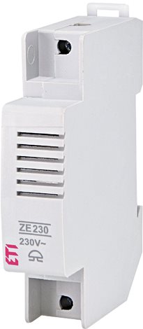 ZE 230V zvonek na din lištu 1