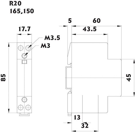 R 20-11 230V Modulární stykač R 20-11 230V, 2-pólový, 1M, kontakty 1xNO + 1xNC, In = 20A, Un = 230V  1