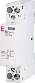 RD 20-11-24V AC/DC Modulární stykač 1xNO + 1xNC 20A
