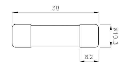CH10x38MM 16A 1000V AC/DC 2